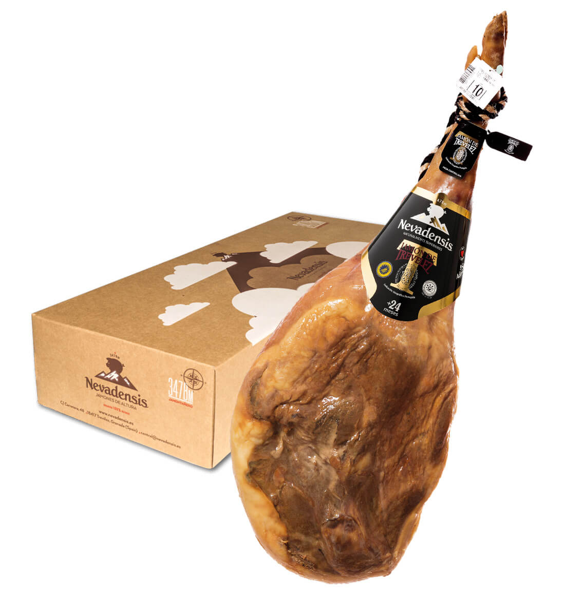 Caja con Jamón de Trevélez Nevadensis