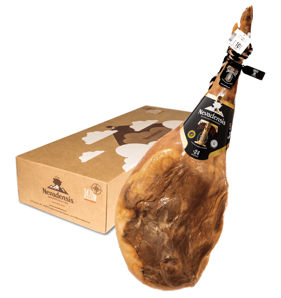 Caja con Jamón de Trevélez Nevadensis