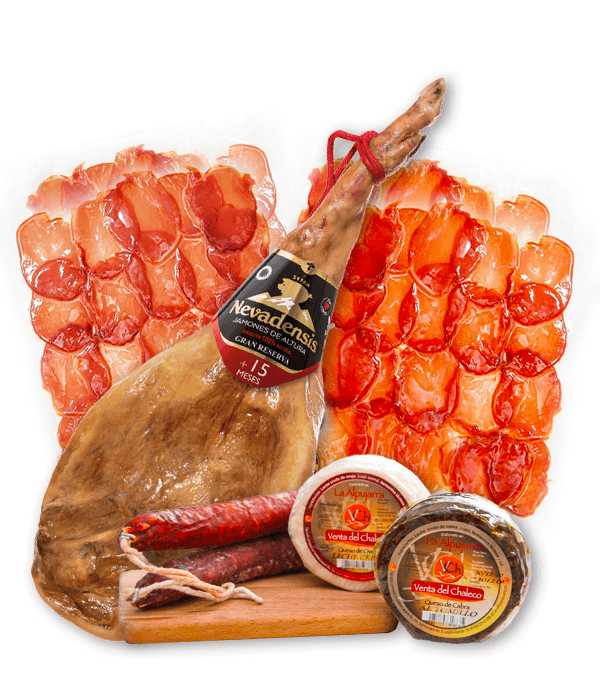 Lote de Jamón de Trevélez, Queso y Embutidos